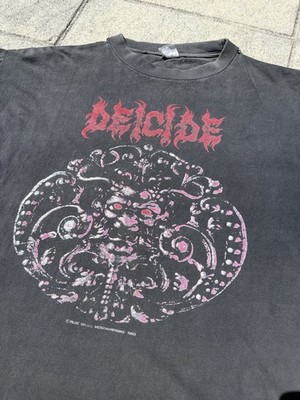 1990 Deicide Sacrificial Tour Vintage Shirt Large Death Metal Original