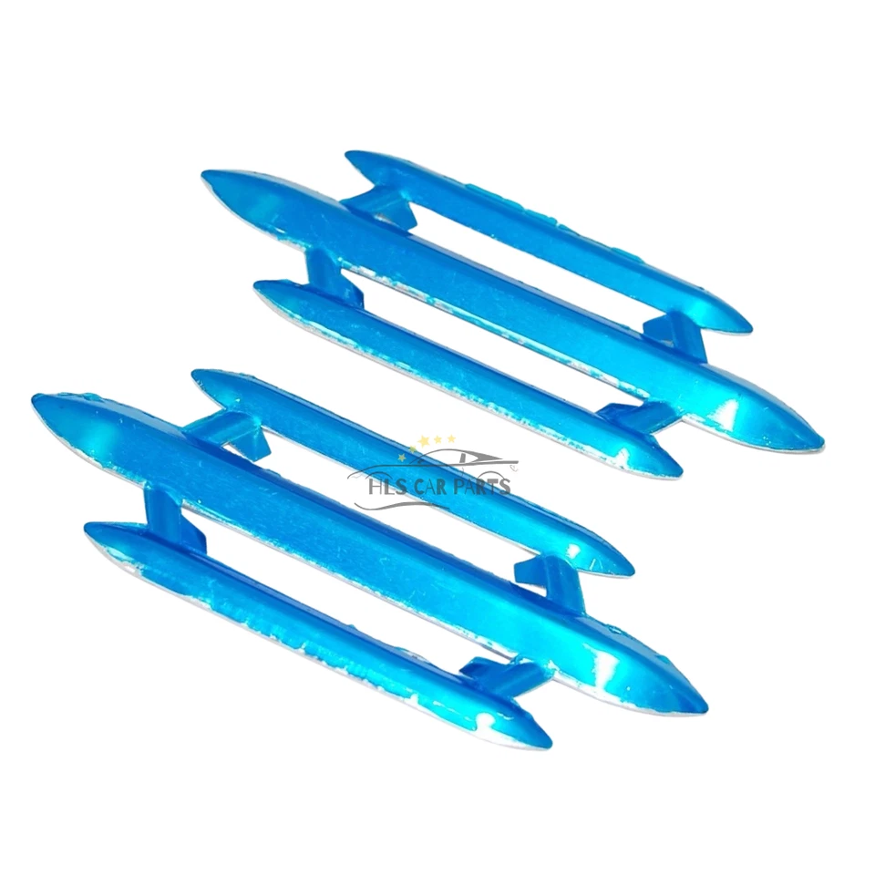 2 Pcs 3 Bar Horn Grill  Sılver  for Volkswagen Beetle 1952-1972  Model Years - Image 4 of 4