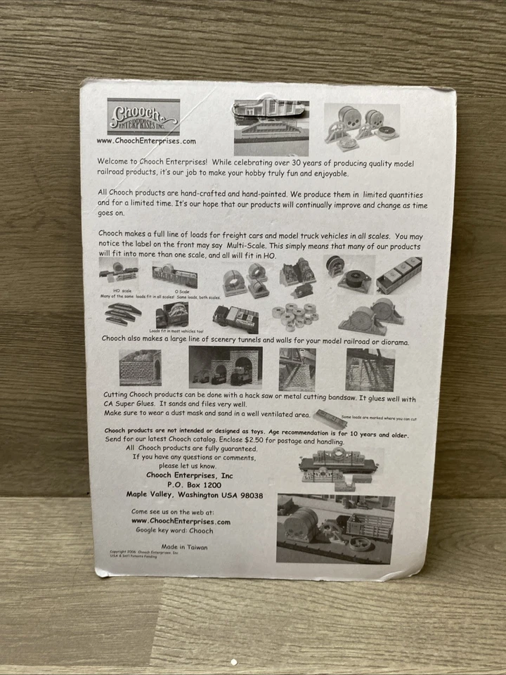 NEW HO Chooch Enterprises #8316 Stepped Timber Retaining Wall - Image 2 of 4