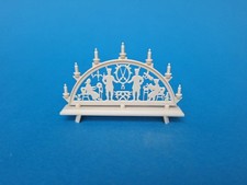 Schwibbogen L 12 x H 7,5cm Bergmann Miniatur Bakelit Erzgebirge Puppenstube