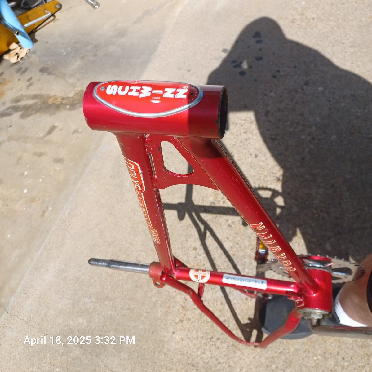 Schwinn MAG Scrambler SX100 Cardinal Red Frame with Crank
