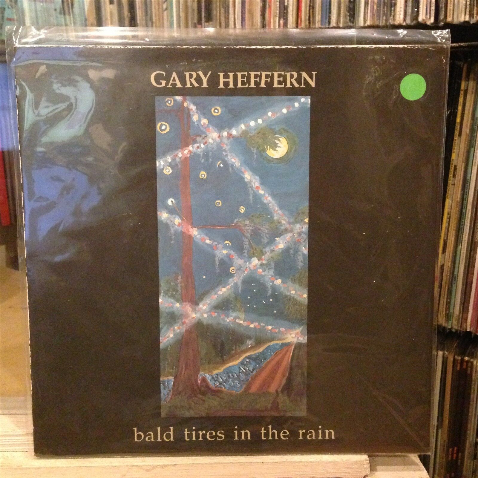 [ROCK/POP]~NM LP~GARY HEFFERN~Bald Tires In The Rain~{1990~NOCTURNAL~Issue]~