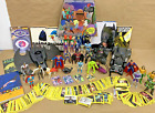 Huge Vintage - Modern Dc Comics Lot Action Figures Batman Books Cards Vehicles