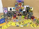 Huge Vintage - Modern DC Comics Lot Action Figures Batman Books Cards Vehicles