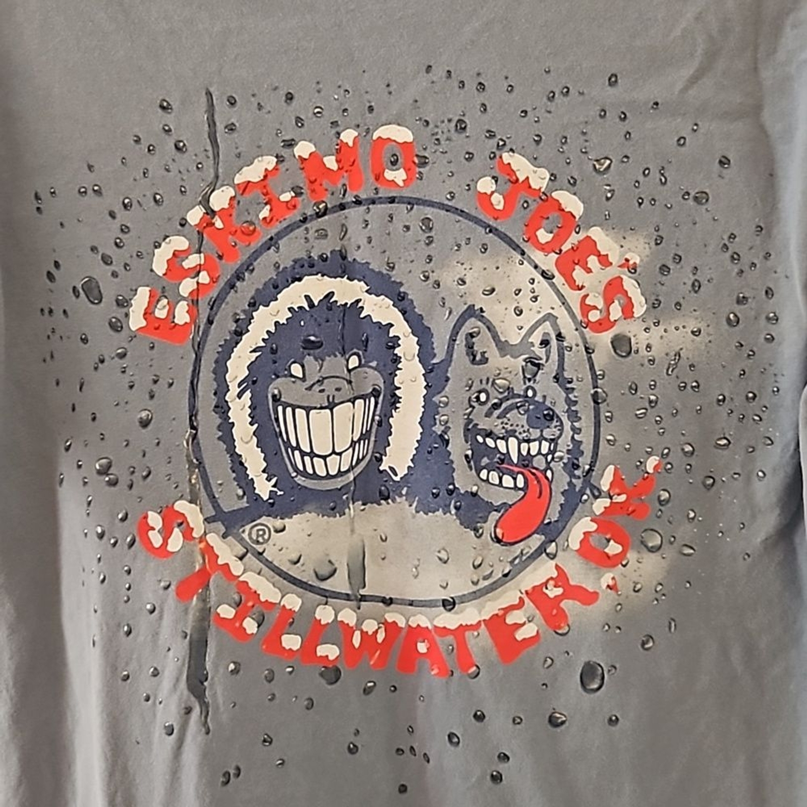 ESKIMO JOE'S Comfort Wash Cotton Crazy Weather Short Sleeve T-shirt