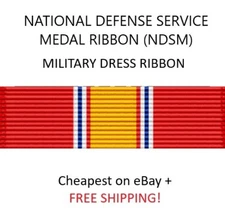 National Defense Service Medal (Ribbon) NDSM - OFFICIAL ISSUE