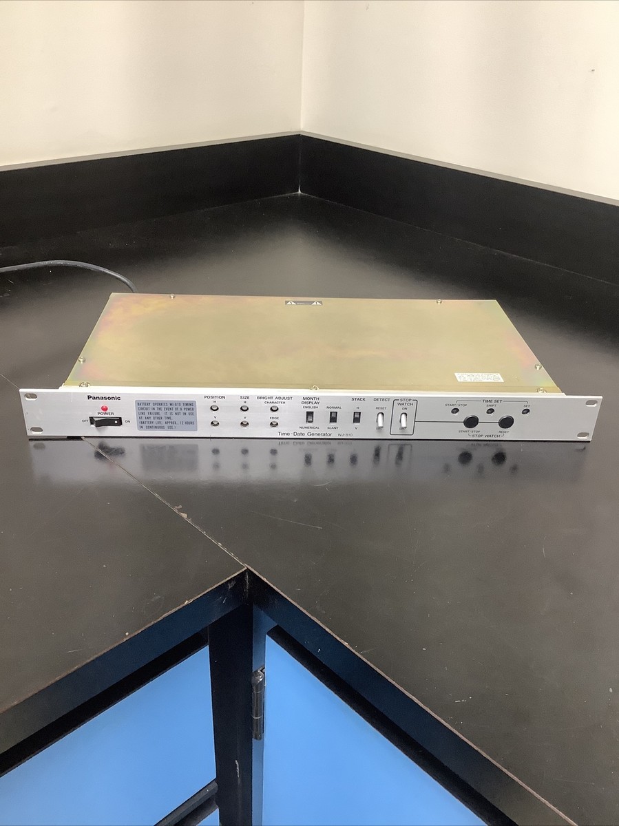 Panasonic WJ-810 Time Date Generator | eBay