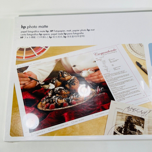 HP Photo Matte Inkjet 50ct. Sheets 13"x19" 9.2 mil - Brand New Sealed Box - Picture 2 of 6