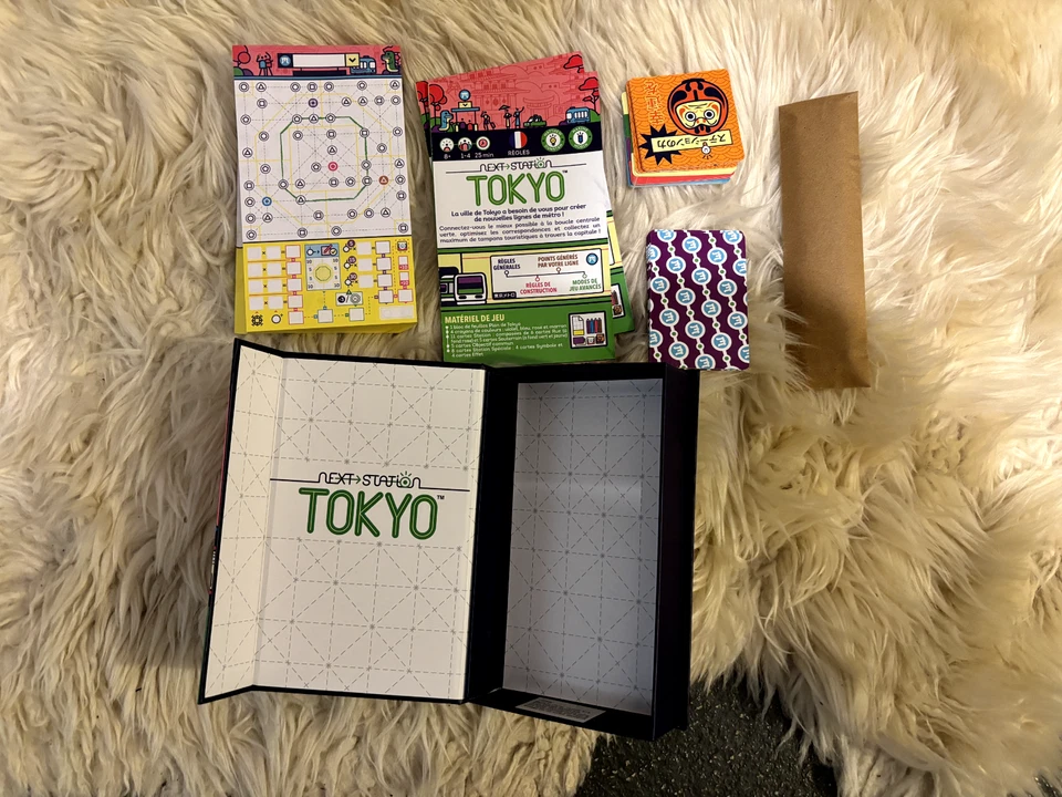 Next Station TOKYO Flip & Write Card Game Family Solo Blue Orange Games BOG09074 - Image 2 of 4