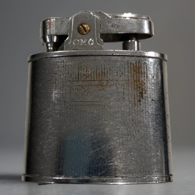 VINTAGE CONTINENTAL CMC LIGHTER No Monogram Chrome Finish