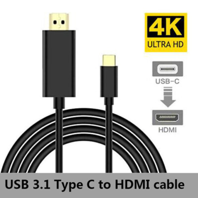USB C Type C To HDMI 4K Cable TV AV Adapter Mobile Phone Tablet HDTV For Samsung
