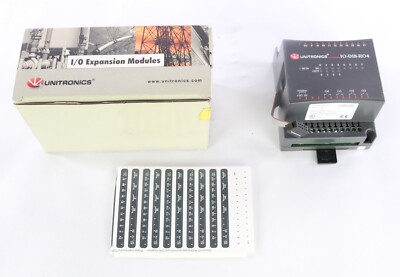 New IO-DI8-RO4-L Unitronics Computer Low Voltage I/O Expansion Modules 8 Inputs,