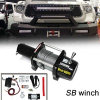 Sb 6000lb 12v Electric Recovery Winch For Truck Suv Wireless Remote 6000lbs Sb 6000lb 12v Electric Recovery Winch For Truck Suv Wireless Remote 6000lbs