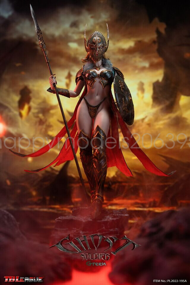 TBLeague 1:6 PL2022-195A Phicen Seamless Female Body Ghost Soldier Green FIGURE