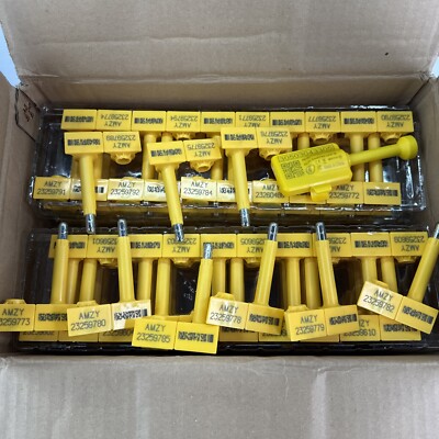 189  Piece Tydenbrooks SnapTracker Security Trailer Container Bolt Seal Yellow