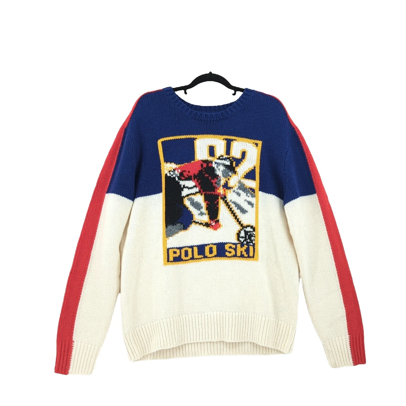 Suéteres de cuello redondo de Esquí de nylon para hombres