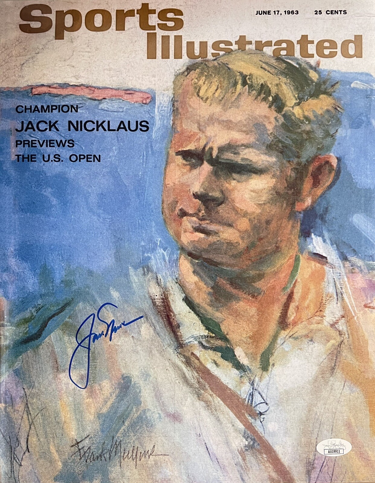 Jack Nicklaus Autographed Signed 11x14 Photo Masters Champ JSA COA 