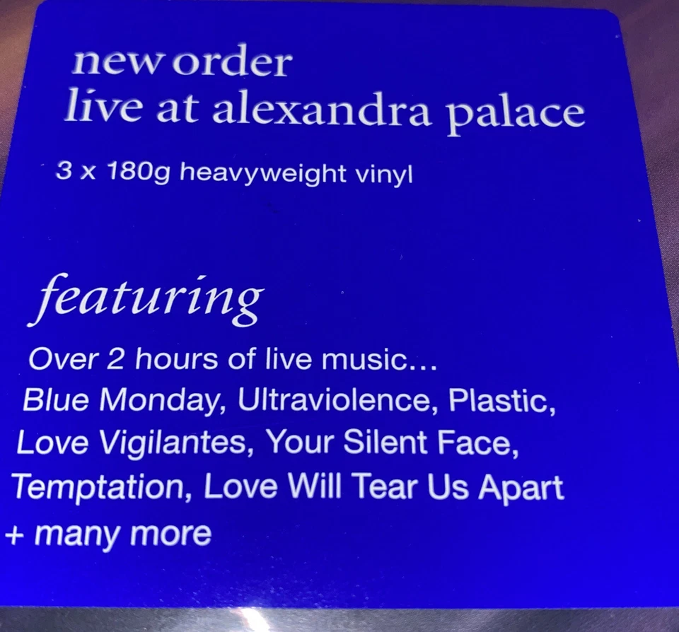 NEW ORDER EDUCATION ENTERTAINMENT RECREATION VINYL 3LP IMPORT NEW SEALED MINT Foto 3 de 3