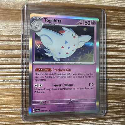togekiss pokemon card Vmax Set - VMAX 141/185 & Togekiss V 140/185 - Vivid Voltage Pokmon Hit Points130 HP Form Pokemon Card Togekiss 085/197 Obsidian