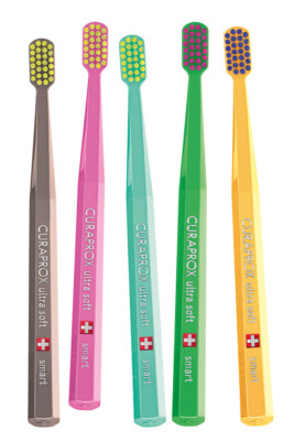 3 Pack CURAPROX CS SMART 7600 Ultra Soft Sensitive Toothbrush Swiss Quality