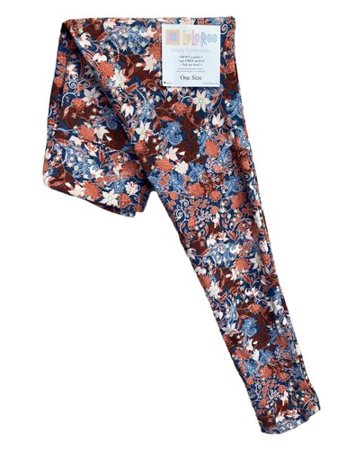 LuLaRoe OS Leggings #3348 - Flowers 