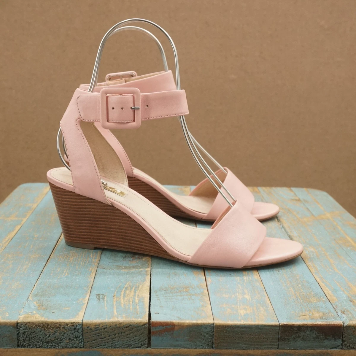 Louise Et Cie Womens Punya Wedge Sandals Size 8.5 M Primrose Pink