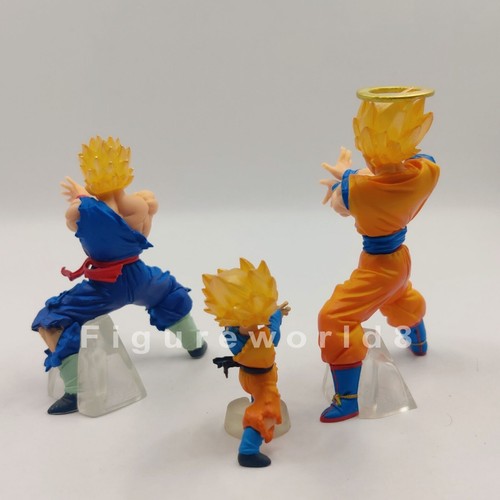 Rare Set of 3 Son Goku Gohan & Goten Kamehameha HG Bandai Dragon Ball Z Figures - Picture 7 of 20