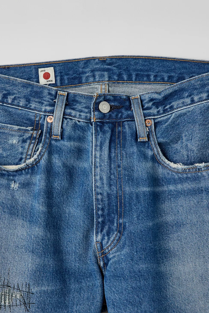 Levi's 505 Made In Japan Embroidered Regular Fit Jean 30x32 | eBay