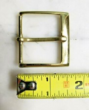 Brass 1.5" Buckle - Made in USA!