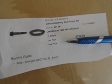 Dorman Differential Ring and Pinion for 2007-2014 Jeep Wrangler 697-343 front