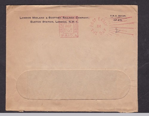 GB RAILWAY STATIONERY 1869-1950 PRINTED ENVS POSTMARKS PPC TPO etc PRICED SINGLY - Picture 34 of 51