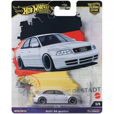 2024 Hot Wheels Premium Car Culture World Tour Audi S4 Quattro (Silver) 5/5
