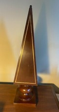 Wood Decorative Finial 18" High Tree Shaped