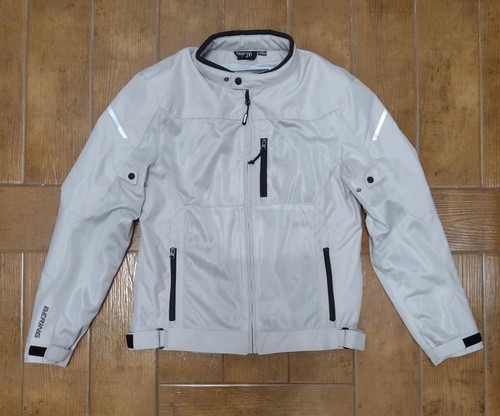 Chaqueta moto verano ventilada. Cazadora Bering Ozone Gris - Imagen 6 de 10