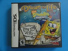 NINTENDO DS DRAWN TO LIFE SPONGEBOB EDITION CASE & ARTWORK  *NO GAME OR MANUAL**