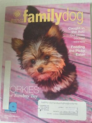 Yorkie Magazine Family Dog Magazine Yorkies July/August 2013 051117nonrh2 | eBay