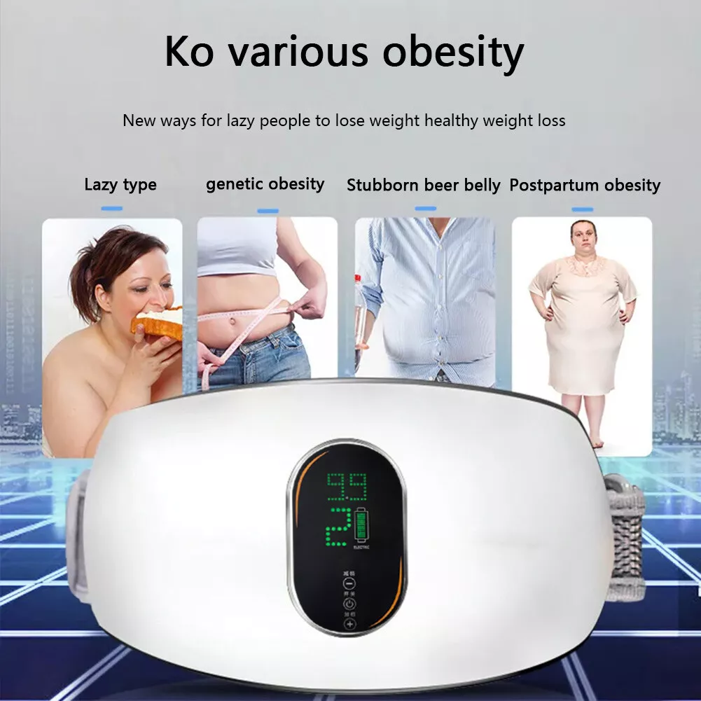 Slimming Weight Loss Lazy Artifact Big Belly Full Body Thin Waist Belt Fat  Burn