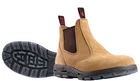 USBBA Redback STEEL Toe Elastic Sided Boots Banana Suede AUSTRALIAN MADE NEW