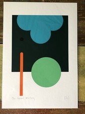 Orla Kiely Limited Edition Signed Screen Print Artwork Green Elephant A3 35/100