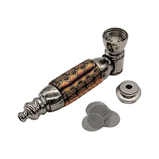 3.75" Metal Chamber Pipe Milli Fury Fimo Lid and Screens Included