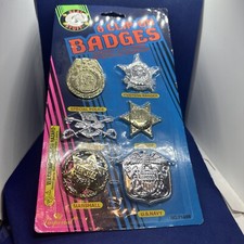 Halloween Costume Clip On BADGES- MINT ON CARD- IMPERIAL TOY