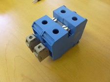 Set of 2 SIEMENS 8WA1011-1BP11 TERMINAL BLOCK SCREW THROUGH-TYPE 800V (11650)