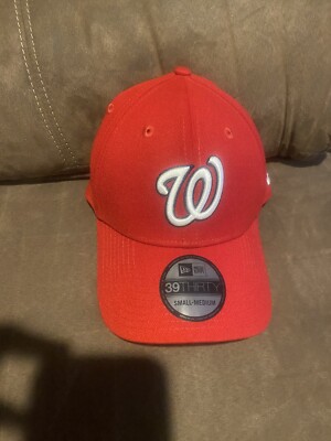 Washington Nationals New Era 39Thirty Hat Cap Small-Medium Fitted Mens S-M