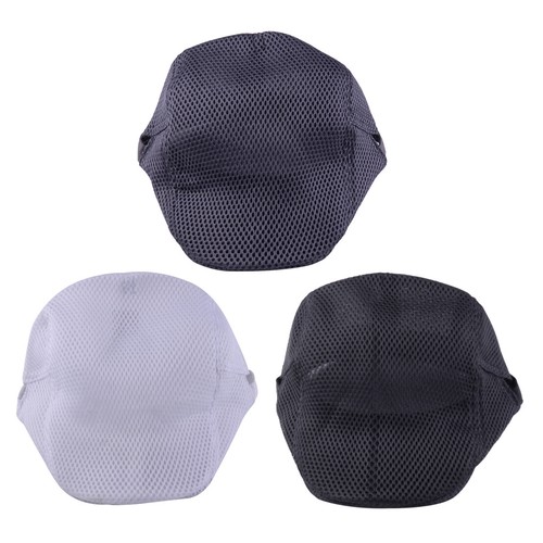 Barett Flache Kappe Schwarz/Weiß - Retro Baskenmütze Aus Mesh Für Herren & Damen