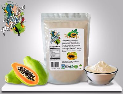 PAPAYA Powder 16oz(1lb) Natural source of Vitamin A, C, Lycopene, beta carotene