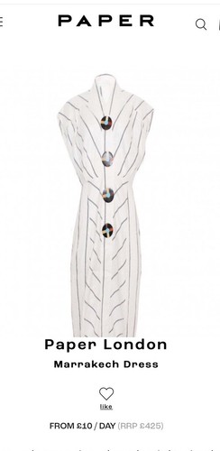 Paper London “Marrakesh” Linen Blend Dress - UK Size 12 - Picture 10 of 10