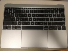 Apple MacBook 12" A1534 2016 Palmrest Space Grey 661-04882 B