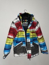 Billabong Ski Jacket Multicoloured Uk 14 Retro