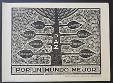 Vintage CUBAN Revolution Print #6 Portrays Fiery 1960 FIDEL CASTRO Havana Speech