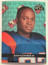 Marketplace image: 2024 Leaf Blue Mountain State BMS Sam Jones Legacy Superfractor #d 1/1